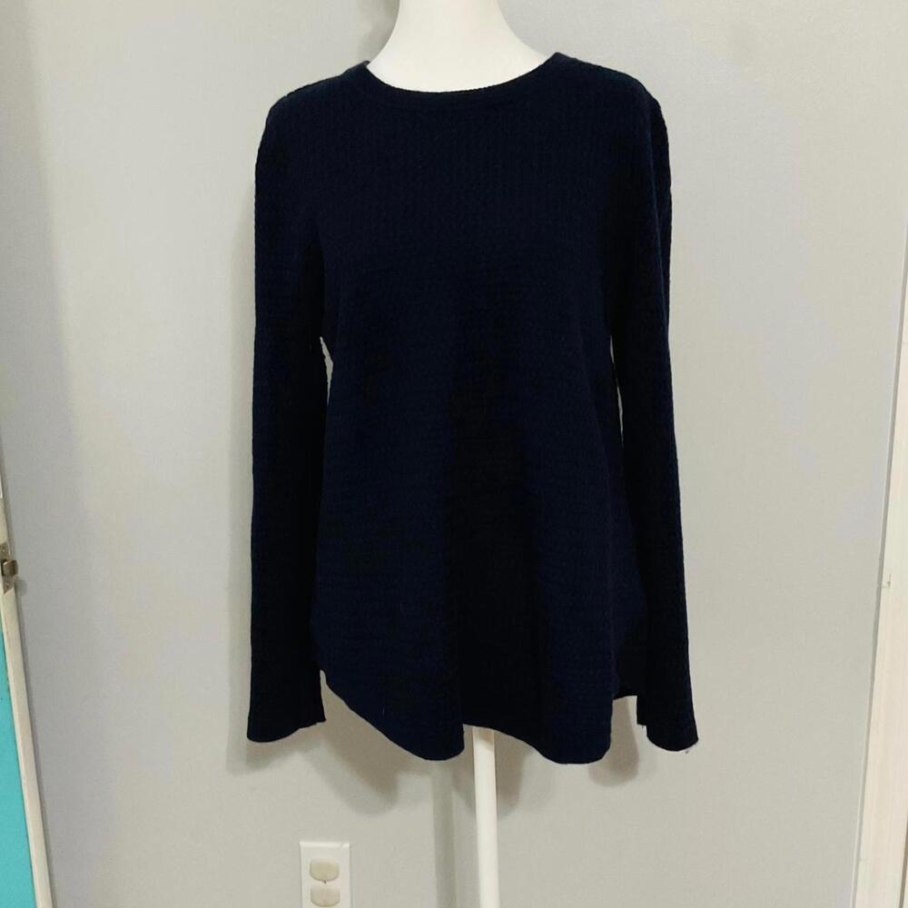 Talbots Women's Large Navy Blue Sweater